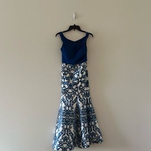 Two Piece Prom Dress